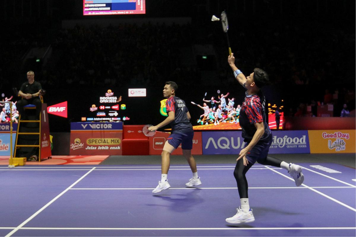Fajar/Rian lolos semifinal Indonesia Open 2025