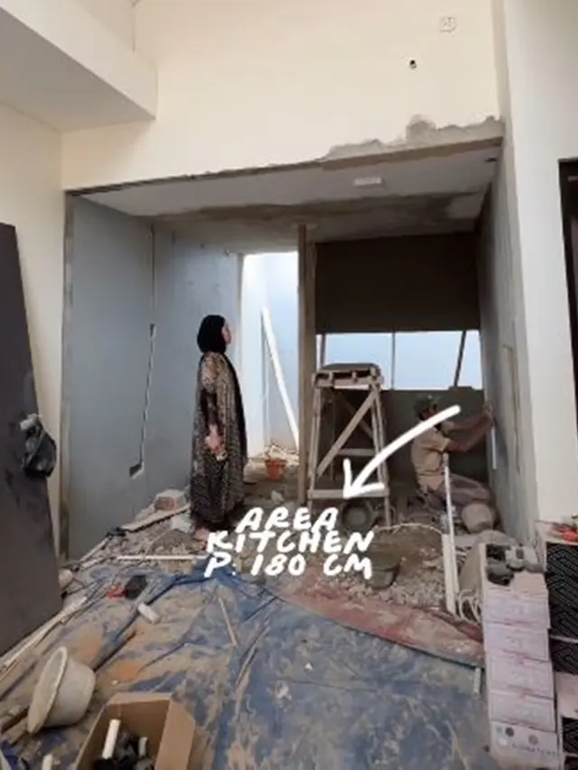 6 Potret Pembangunan Rumah Aby Respati Teman Millen, Akan Ditempati Bareng Istri