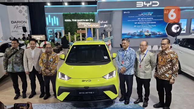 BYD pertama kali mengikuti GIIAS Makassar 2025. (Liputan6.com/Fauzan)
