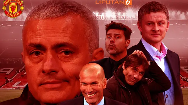 Banner Infografis Pengganti Jose Mourinho di Manchester United