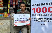 Dapat Bantuan Kaki Palsu, Disabilitas Asal Jakut: Akhirnya Bisa Kerja dan Menghidupi Keluarga Lagi
