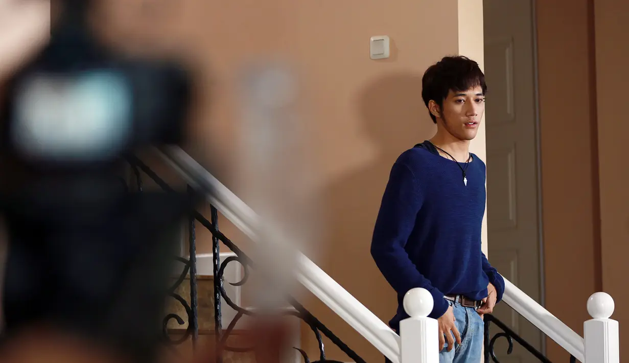 "Semoga lagu ini bisa diterima baik," ujar Dicky SMASH menambahkan. (Deki Prayoga/Bintang.com)