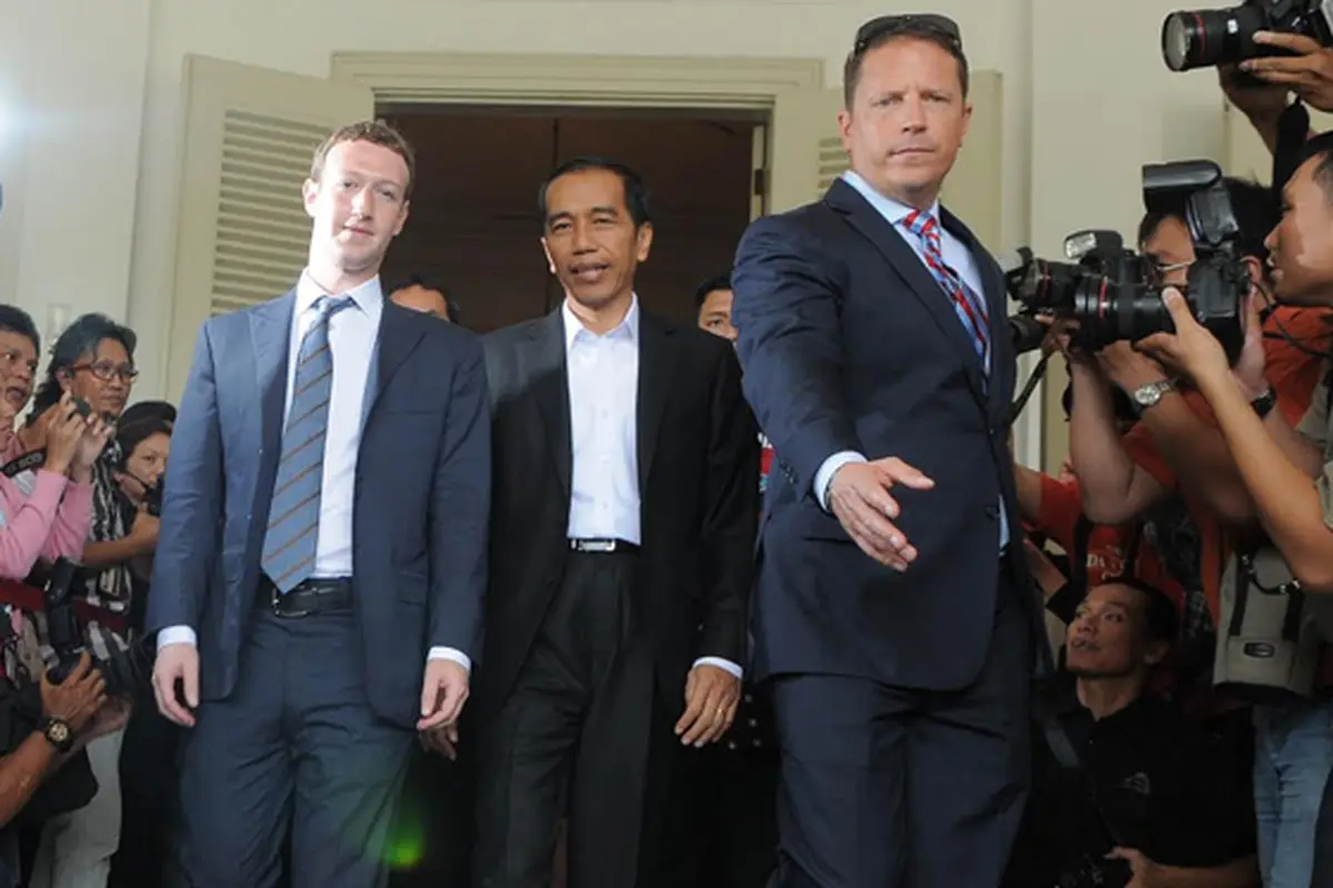 Jokowi dan Mark Zuckerberg