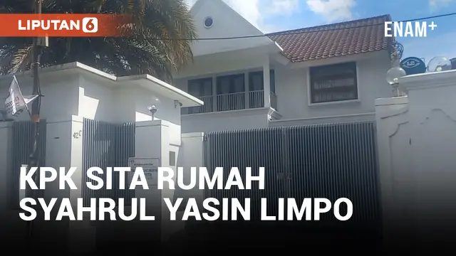 Rumah Syahrul Yasin Limpo di Jakarta Selatan Disita KPK