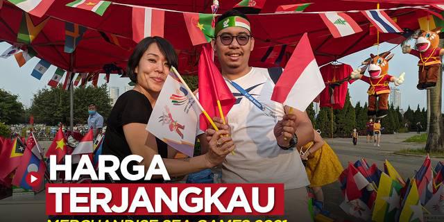 VIDEO: Merchandise Bernuansa Indonesia di SEA Games 2021 Dijual dengan Harga Terjangkau