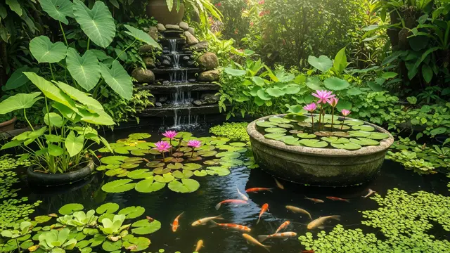 Kolam Ikan Natural Water Garden