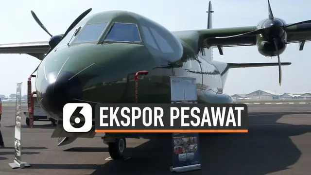 PT Dirgantara Indonesia mengirim satu unit pesawat terbang CN235-220 Military Transport untuk Nepalese Army, Rabu (30/10/2019).