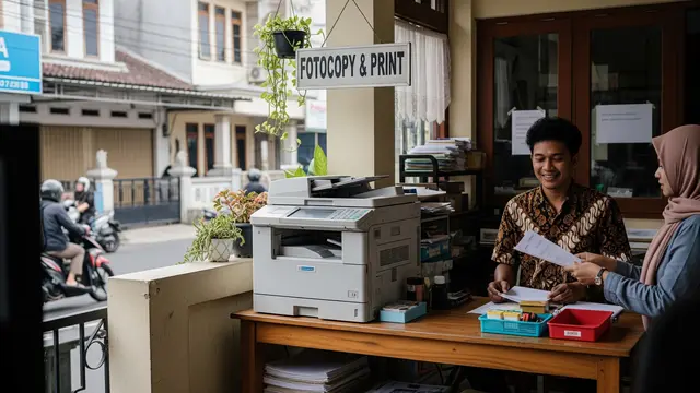 Ilustrasi Ide Memanfaatkan Teras Jadi Ruang Jualan Tanpa Renovasi Besar/Gemini AI
