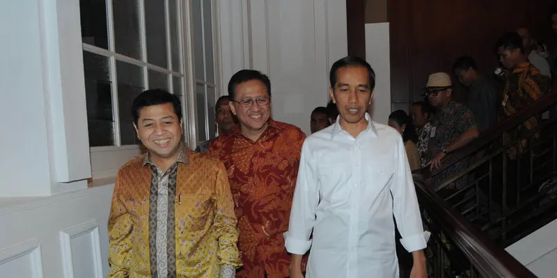 Jelang Dilantik, Jokowi Rapat Dengan Ketua MPR, DPR dan DPD 
