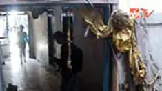 Seorang korban mengalami luka bakar hingga 95 persen hingga dirawat di Ruang ICU RS Islam Jakarta, Cempaka Putih, Jakpus. Gas yang bocor diduga menjadi penyebab ledakan. 