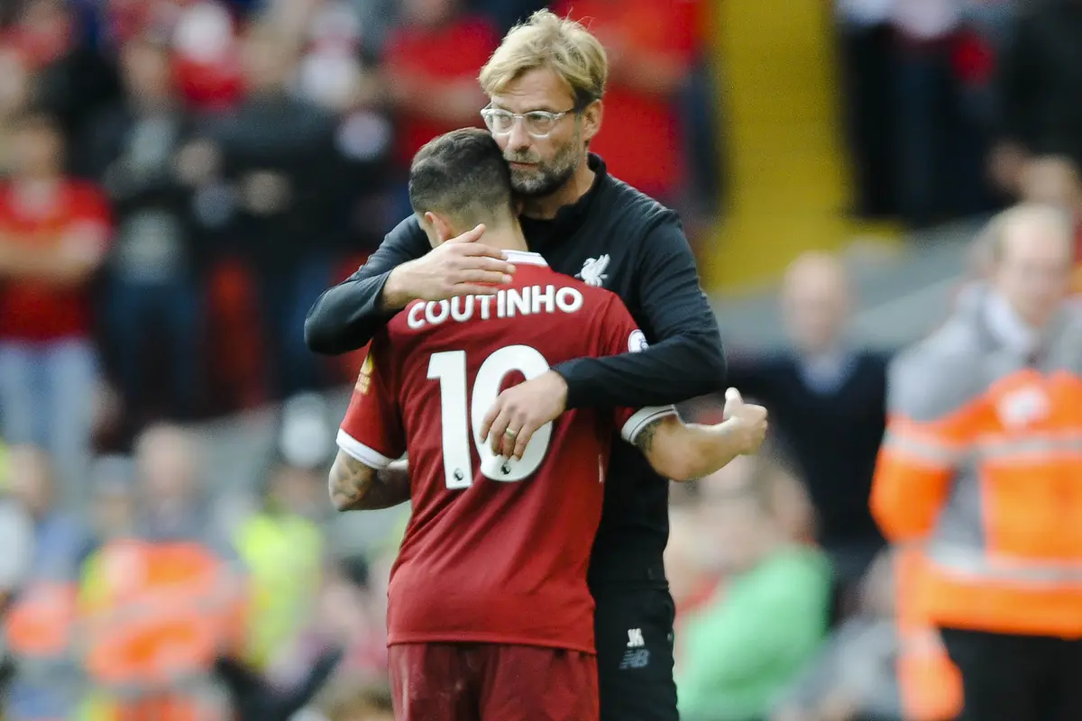 Jurgen Klopp dan Philippe Coutinho