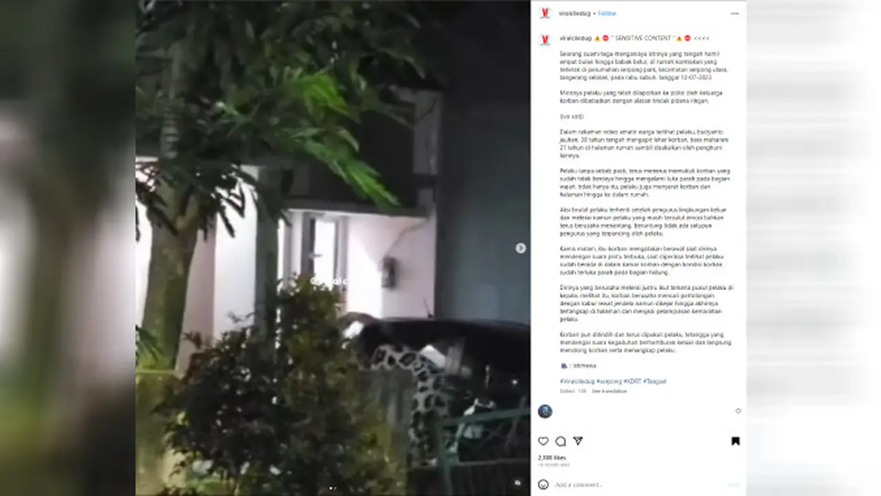 Ibu Hamil Luka-Luka Akibat KDRT Suami Kemarahan Warganet, Hanya Dibilang Pidana Ringan