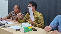Menteri Keuangan (Menkeu) Purbaya Yudhi Sadewa di Kantor Kementerian Keuangan, Jakarta, Jumat (17/10/2025). (Liputan6.com/Arief)