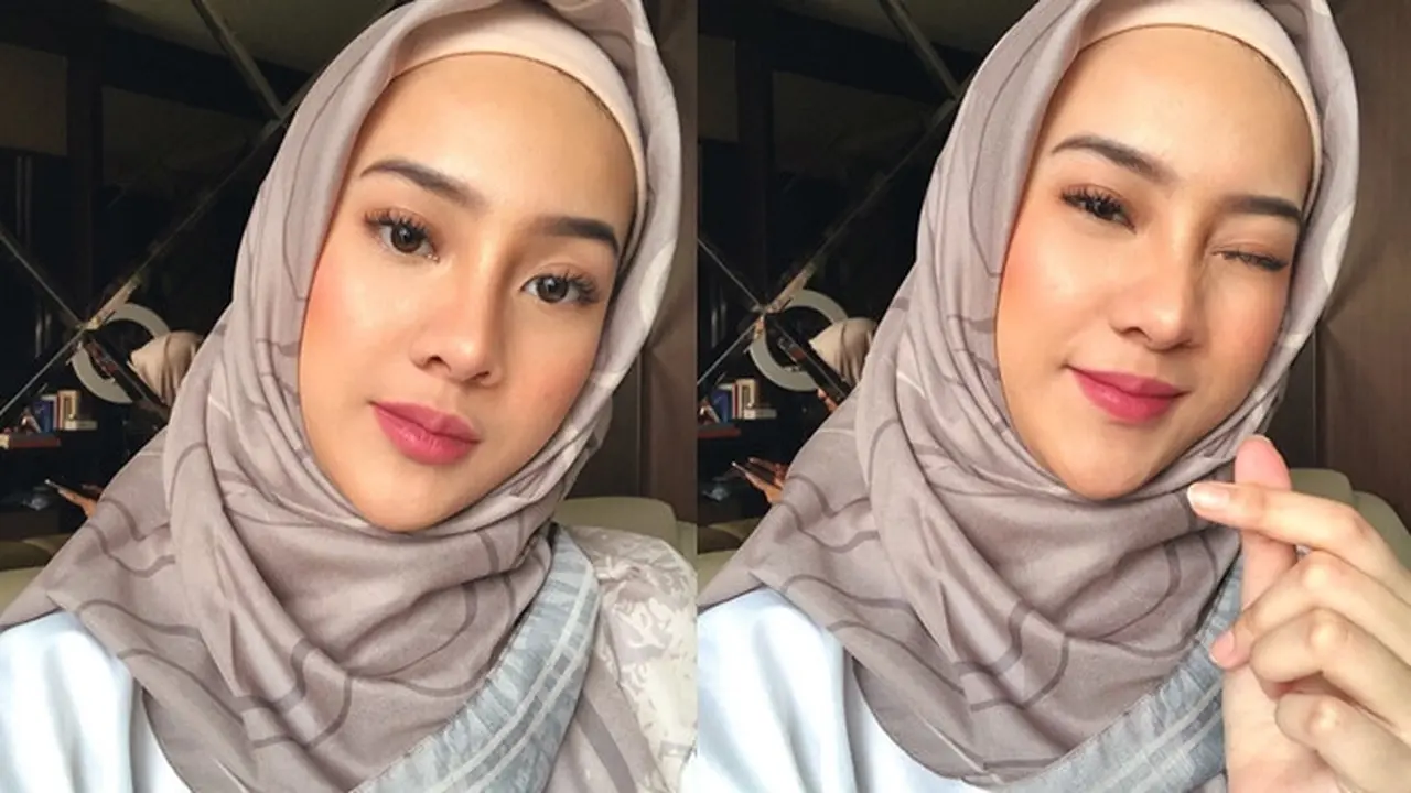 Potret Anya Geraldine Dalam Balutan Hijab
