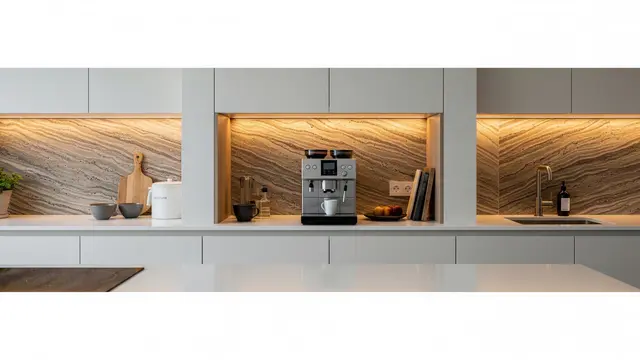 Model Dapur dengan Area Khusus Membuat Kopi