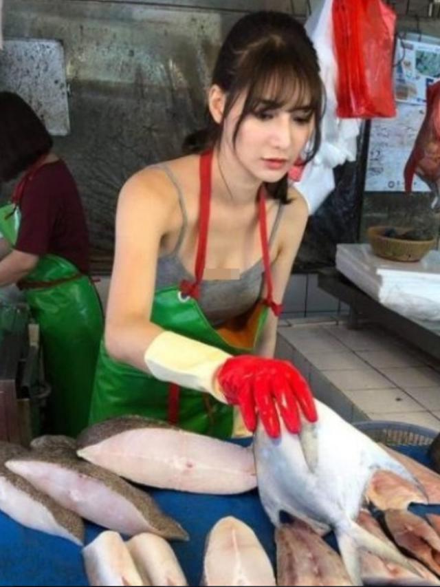 Viral Penjual Ikan Cantik, Ini Faktanya