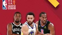 Pertandingan NBA 2020/2021 dapat disaksikan melalui platform streaming Vidio. (Dok. Vidio)