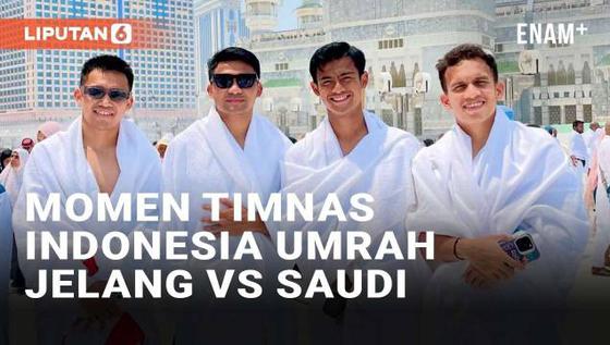 VIDEO: Momen Skuad Timnas Indonesia Umrah Jelang Hadapi Arab Saudi di Kualifikasi Piala Dunia 2026