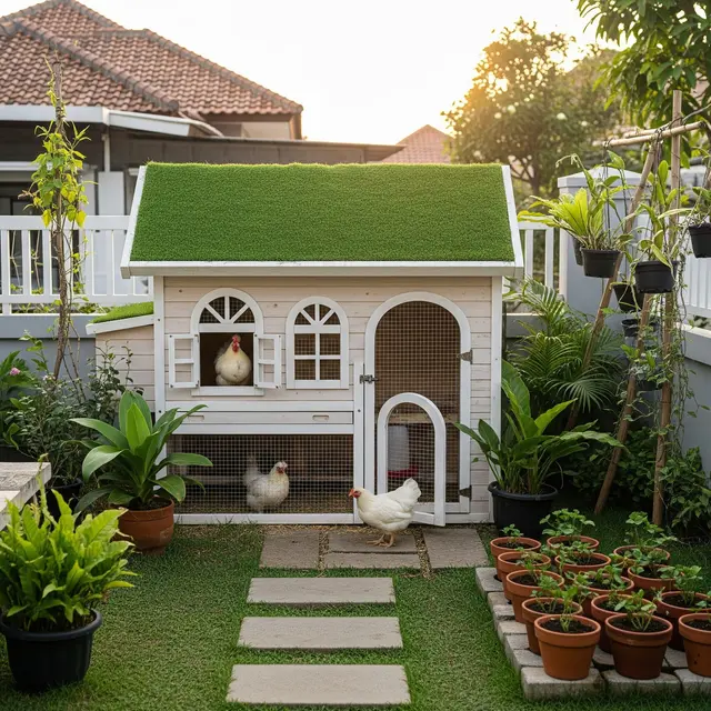 9 Inspirasi Kandang Ayam Estetik Tidak Mengganggu Tetangga