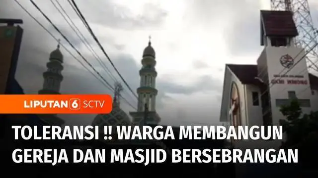 VIDEO: Toleransi! Warga Pati Membangun Masjid dan Gereja Berseberangan
