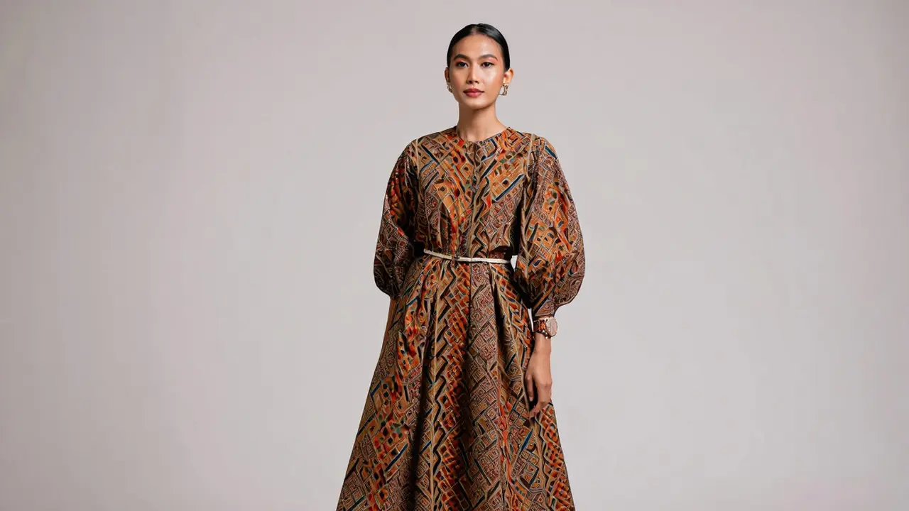 Inspirasi Batik Lengan Balon (Foto: Reve Art AI)