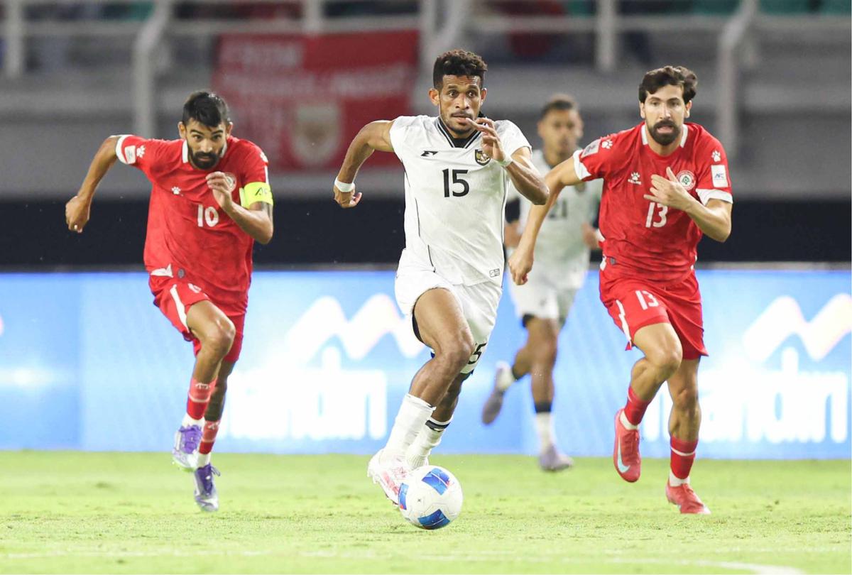 FOTO: Timnas Indonesia Gagal Jebol Pertahanan Lebanon, Laga Berakhir 0-0