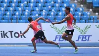 Aksi atlet cabor Para Atletik Indonesia di ASEAN Para Games 2023 Kamboja. (Bola.com/Dok. NPC Indonesia)