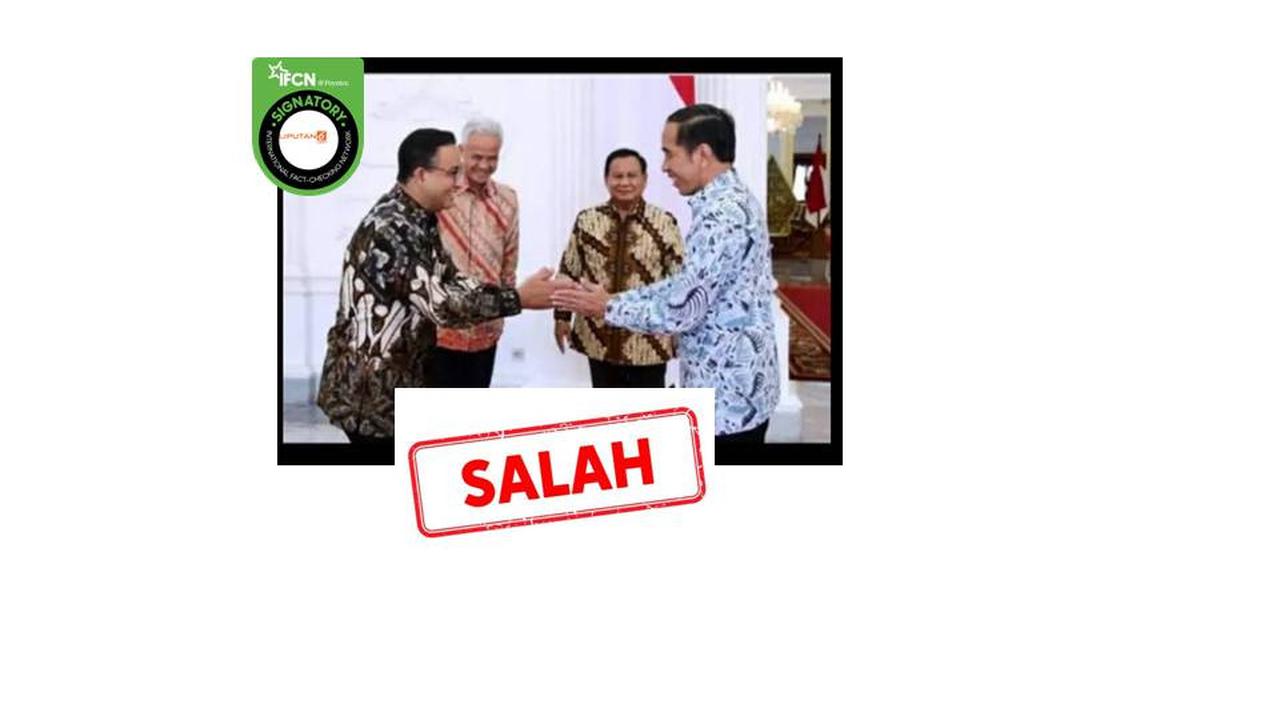 Cek Fakta serah terima jabatan Presiden Jokowi dengan Anies Baswedan