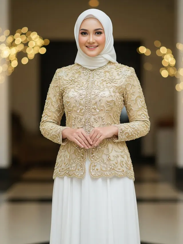 Padu Padan Warna Rok dan Blouse Agar Terlihat Mewah Saat Lebaran