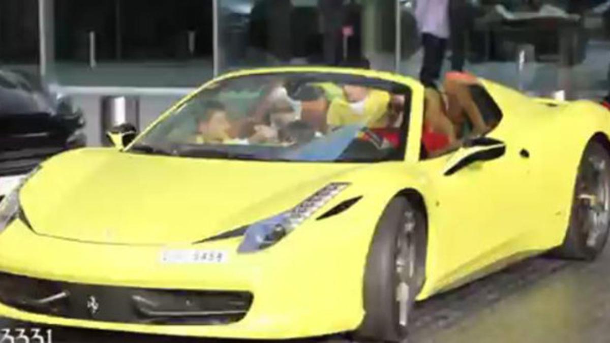 Kobe Bryant Ferrari 458 Spider