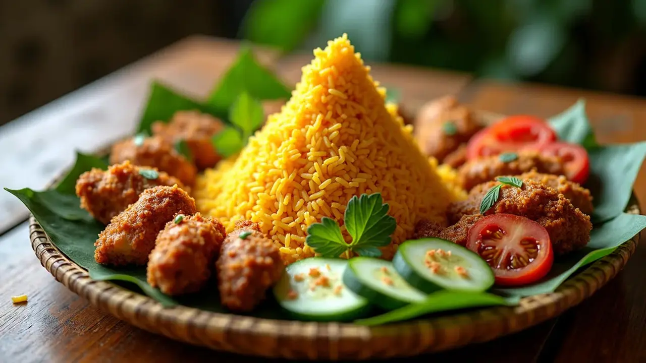 Resep Nasi Kuning Ayam Kalasan