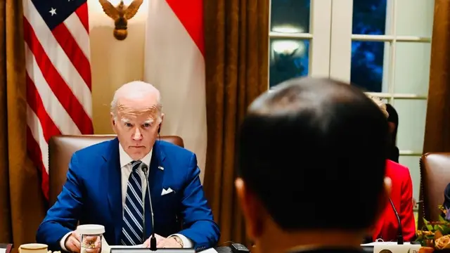 Presiden RI Jokowi Bertemu Presiden AS Joe Biden di Washington DC