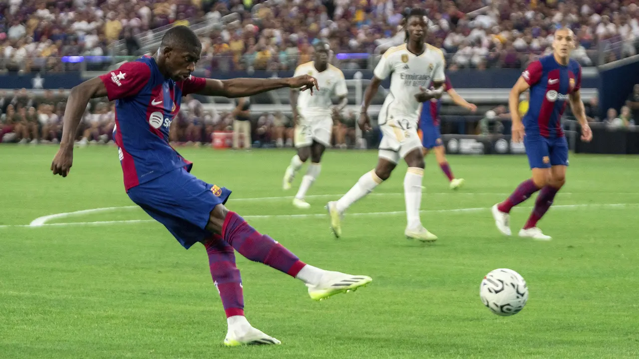 Foto: El Clasico di Pramusim Jadi Milik Barcelona setelah Hajar Real Madrid pada Laga Soccer Champions Tour 2023