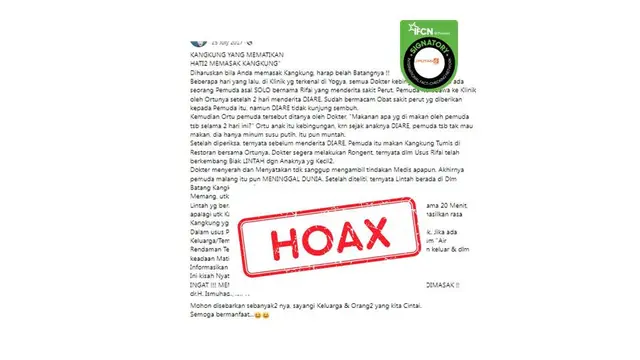 Cek Fakta kangkung