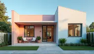 Kombinasi Cat Warna Pink dan Biru Muda untuk Rumah Estetik