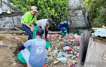 Warga Buleleng Gelar Aksi Bersih Sungai Peringati Hari Lahir Pancasila, Kumpulkan Ratusan Kilogram Sampah