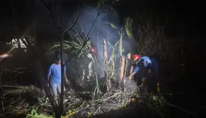 Kebakaran Lahan Picu Kepanikan Warga Sukabumi