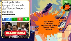 Cek Fakta: Klarifikasi Pemerintah Bakal Pungut Pajak Sepeda