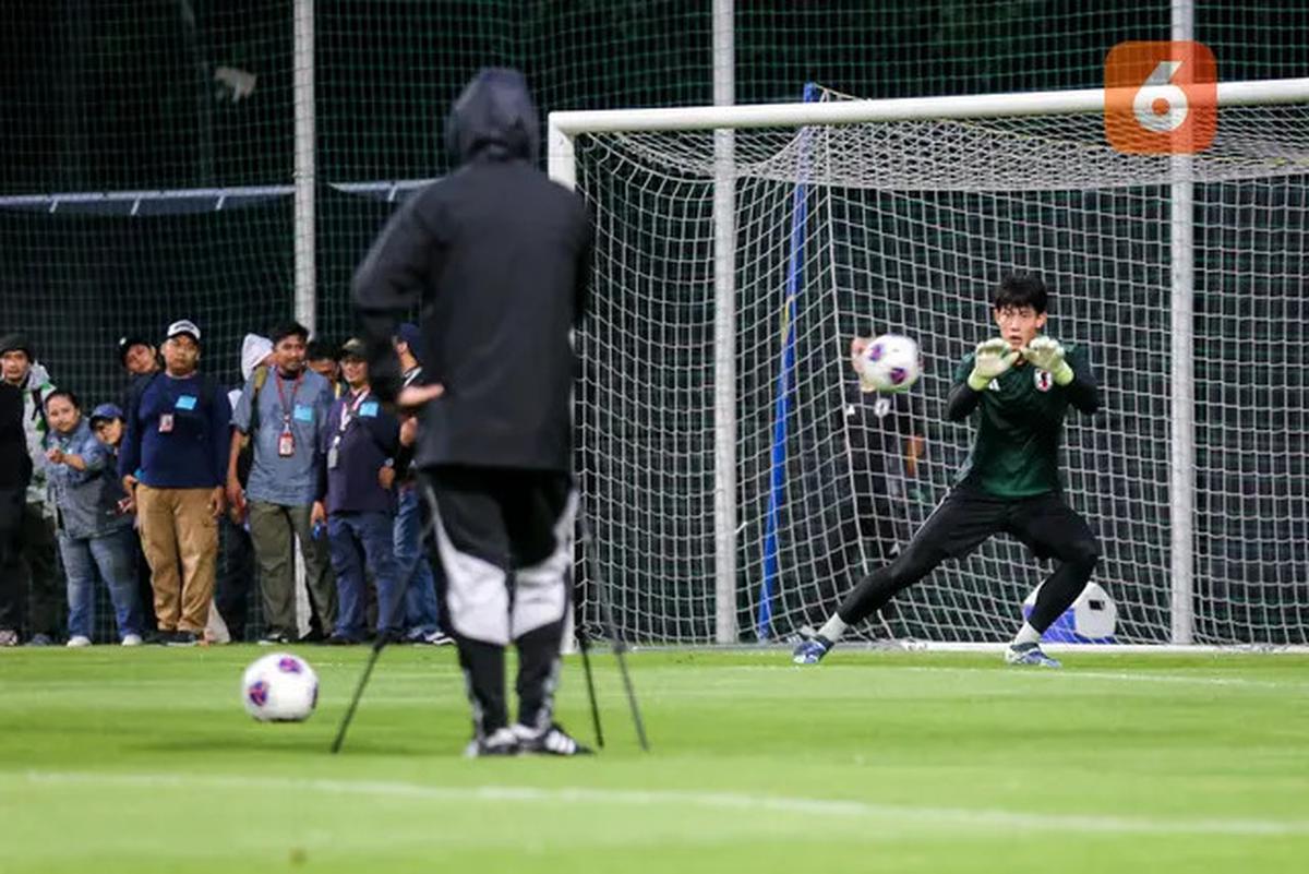Foto: Langsung Tancap Gas! Jepang Gelar Latihan Perdana Jelang Lawan Timnas Indonesia di Kualifiaksi Piala Dunia 2024