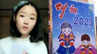 YouTuber asal Korea Selatan bernama Yu Mi mengunggah konten sedang menggambar. (Dok: YouTube)