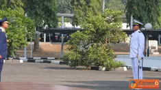 Citizen6, Cilangkap: Meskipun dilaksanakan dalam bulan suci Ramadhan, upacara Peringatan HUT ke-67 RI di Mabes TNI Cilangkap berjalan dengan tertib dan khitmad. (Pengirim: Badarudin Bakri)  
 