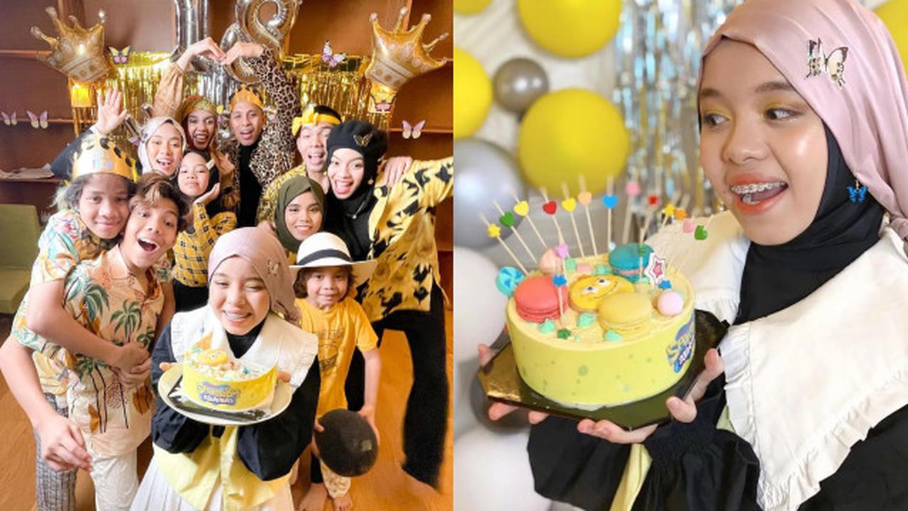 Momen Perayaan Ultah Fatimah Halilintar yang Ke-18. (Sumber: Instagram/genifaruk)