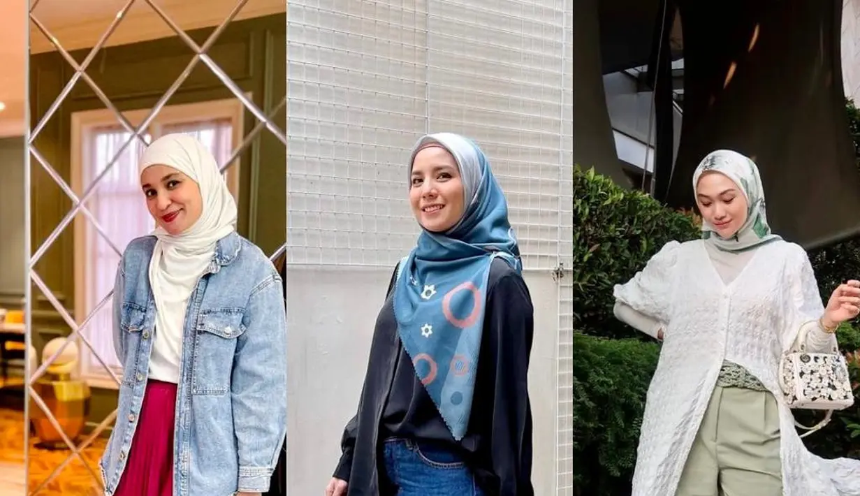 Mulai dari Shireen Sungkar hingga Tya Ariestya, berikut ide mix and match baju hijab yang sempurna untuk hangout bersama teman-teman. Simple tapi stylish!