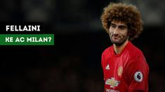 AC Milan dikabarkan tertarik mendatangkan gelandang Manchester United, Marouane Fellaini.