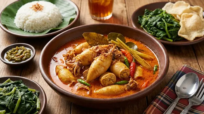 Cara Membuat Gulai Cumi Padang Empuk Kuah Pekat