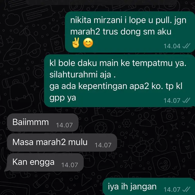 Baim Wong dan Nikita Mirzani
