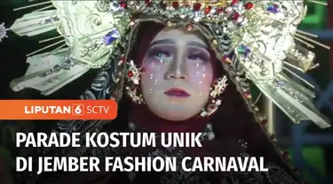Setelah 2 tahun tidak diselenggarakan, Jember Fashion Carnaval atau JFC akhirnya kembali digelar di pusat Kota Jember, Jawa Timur. Berbagai kostum yang unik dan kreatif dipamerkan. Namun salah satu kostum terinspirasi dari Ibu Kota Nusantara atau IKN...