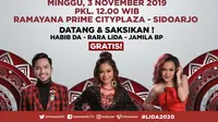 Demam LIDA 2020 digelar di Sidoarjo, Jawa Timur, Minggu (3/11/2019) mulai pukul 12.00 WIB