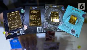 Merujuk pada data terakhir pada Kamis (18/4/2024), harga emas batangan Antam di Pegadaian sudah menembus Rp1.369.000 per gram. (Liputan6.com/Herman Zakharia)