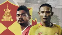 Bambang Pamungkas dan Evan Dimas. (Bola.com/Dody Iryawan)